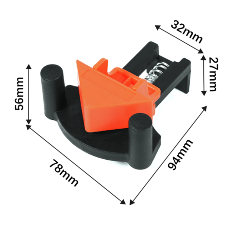 AngleMaster Woodworking Clamp dimensions