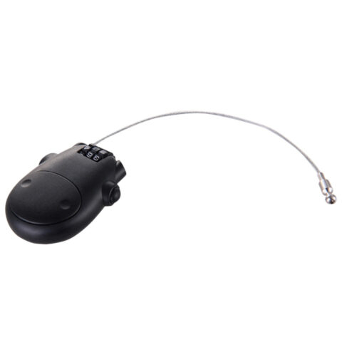 Retractable Steel Cable Combination Code Password Lock wire is about 75cm or 29.53 inch long.